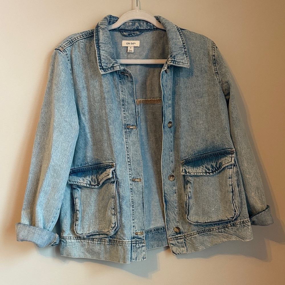 Light Blue Denim Barn Jacket